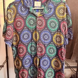 Colorful Patterned Men's Shirt